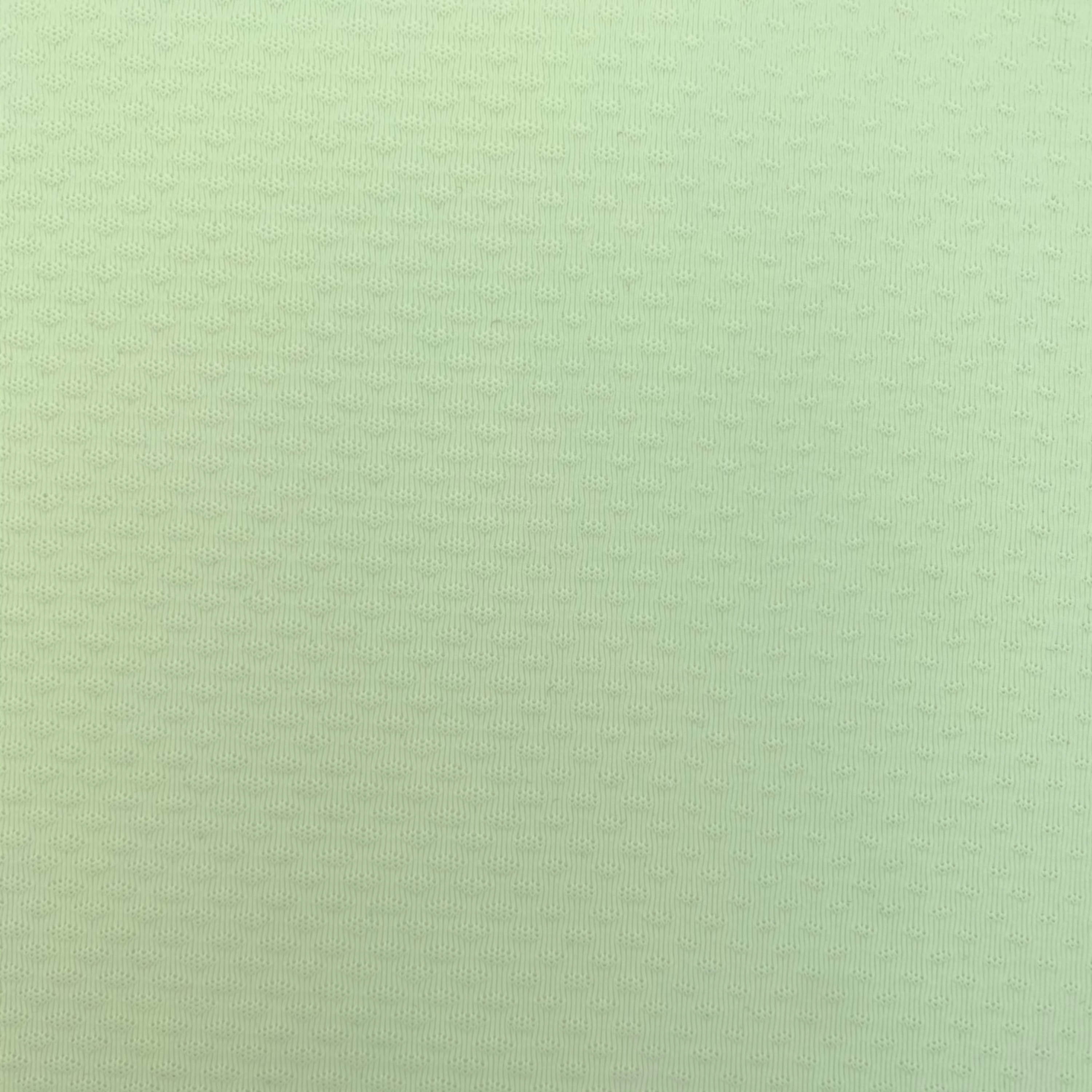 TISSU JERSEY SIMPLE MAILLE VERT PÂLE